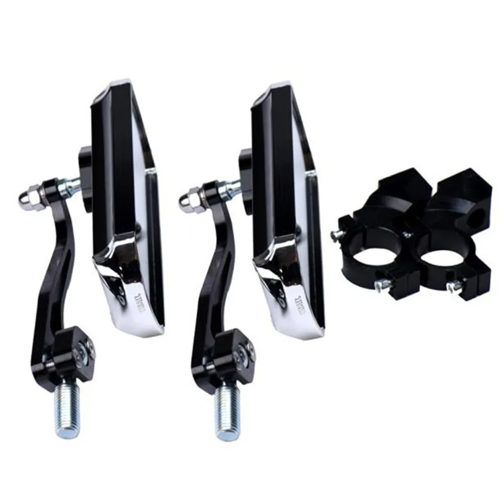 

A Pair of Super Resistant Wide Angle Rotatable Bicycle Mirrors Fully Adjustable for 13 35Mm Handlebars Bike Rear