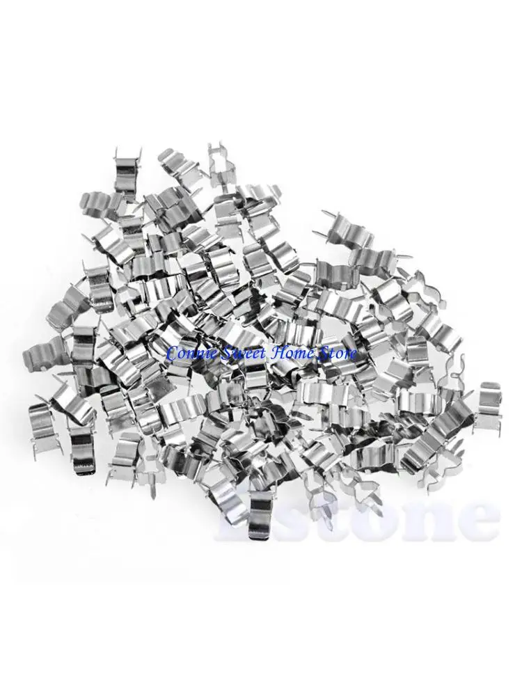 LXAF 100 Pieces Ceramic Tube Clip Fast Acting Fuses Holder Easy to Replace