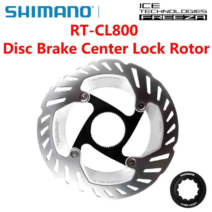 Shimano RT CL800 Ice Technology Brake Disc Center Lock Disc Rotor Road Mountain Bikes Disc CL800 140mm 160mm