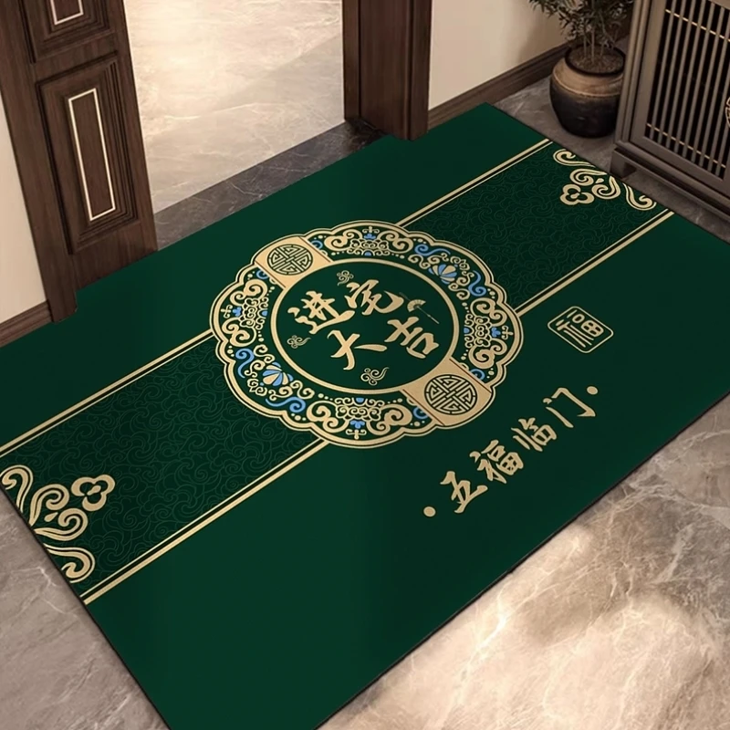 

Новый красный придверный коврик для дома, нескользящий, современный, простой, из полипропилена, для использования внутри помещений