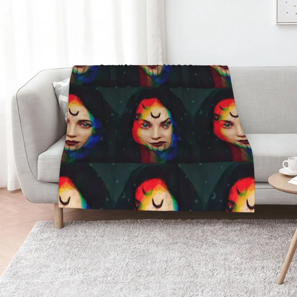 Witching Hour Throw Blanket Bed Thermal warm winter Heavy Decorative Sofas Bed covers Blankets