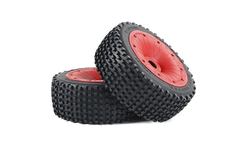 

1/5 Rofun Racing Small Nail Front Complete Tire 2pc for Hpi Kingmotor Baja 5b Losi 5ive-t Rovan LT V5 5S F5 Fid Ql Truck Parts