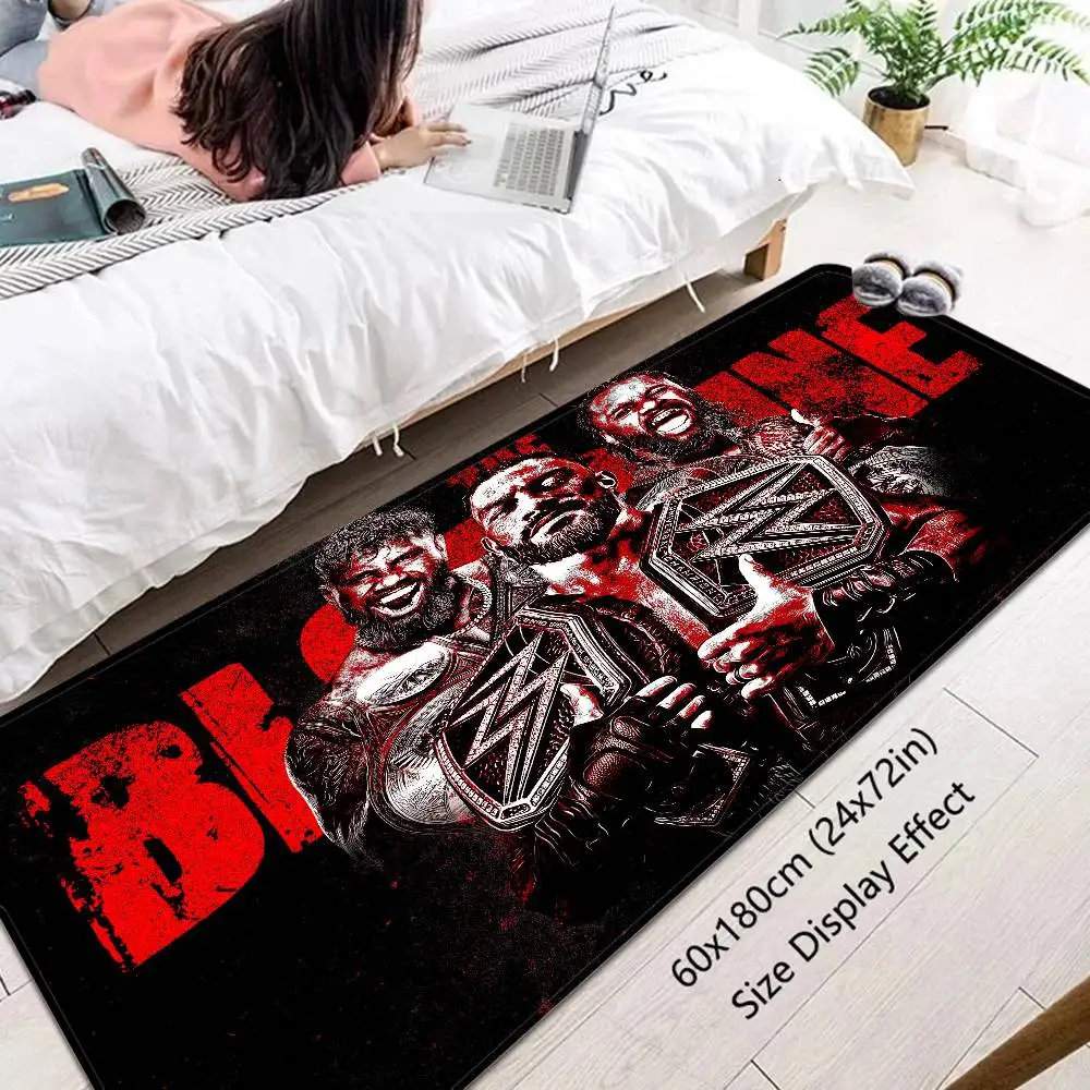 WWE Wrestling star ART Floor Mat INS Style Soft Bedroom Floor House Laundry Room Mat Anti-skid Bedside Area Rugs