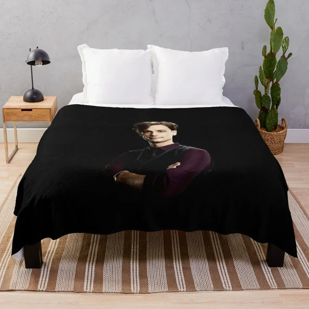 

spencer reid Throw Blanket Shaggy Comforter Blankets