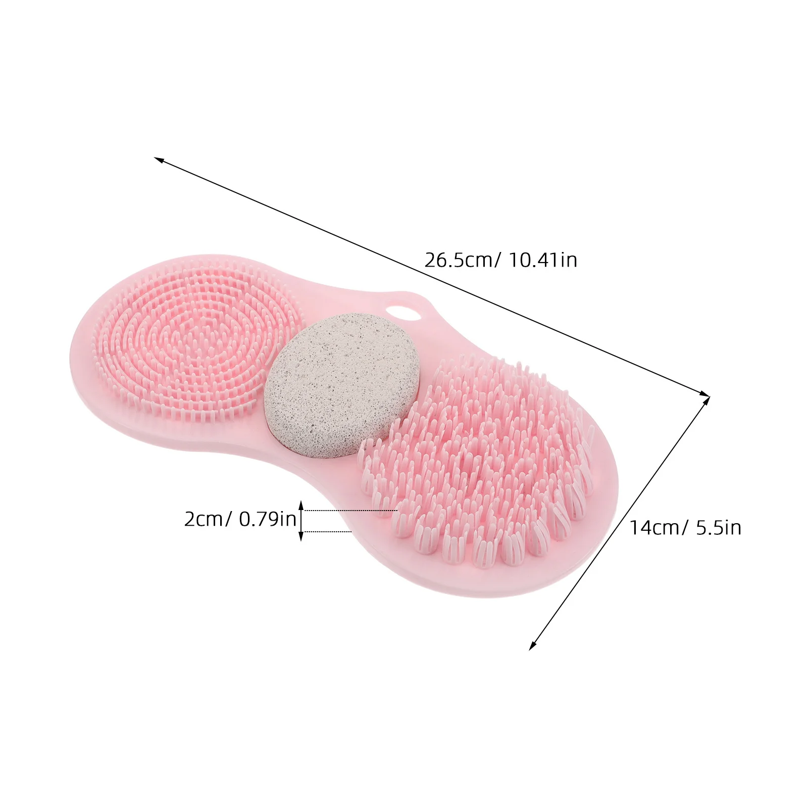Douche Scrubber Mat Puimsteen Voor Dode Huid Verwijderen Exfoliërende Badkamer Bad Voeten Scrubber Voetverzorging Tool Masseren Voet Pad