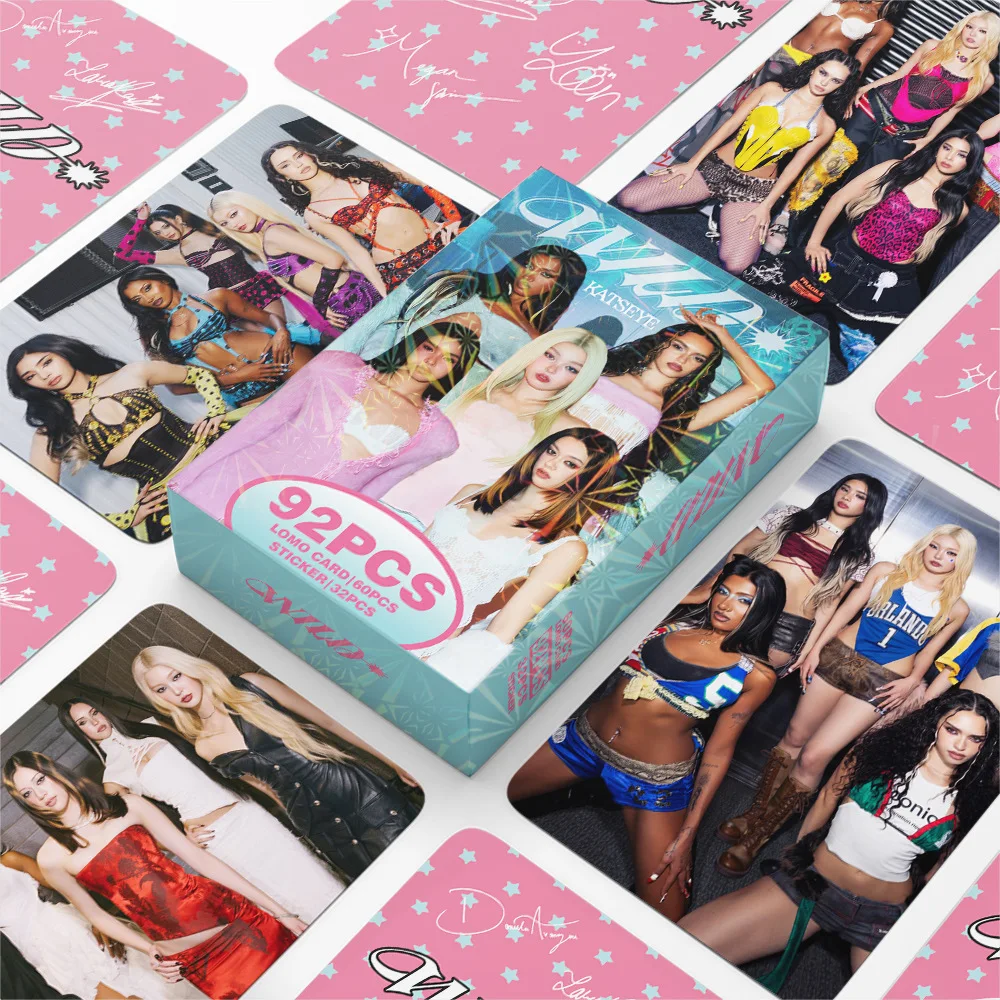 92Pcs WILD Lomo Cards HD Printd Photocards Photo Lomo Cards Fans Collection Printed Cards Fans Gift