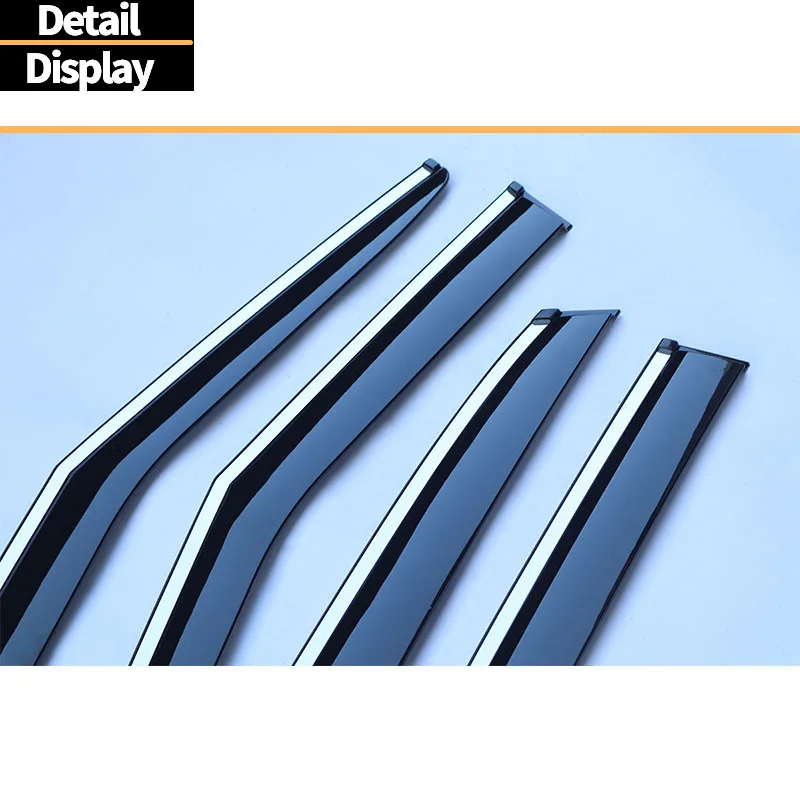 For Volkswagen VW ID.UNYX 06 Window Barrier Cupra Tavascan Eyebrow Visor Wind & Rain Deflectors No-Drill Design