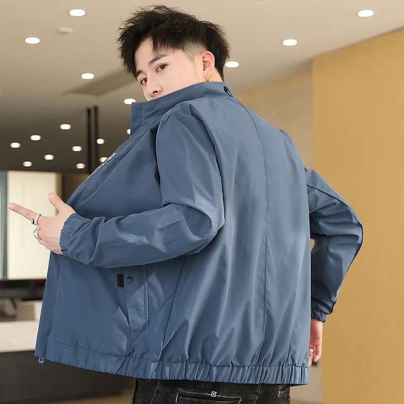 

Trend New Men's Jackets Bomber Outerwear Korean Version Autumn Baseball Uniform Jackets for Men Coats Casual Man Clothing 4XL