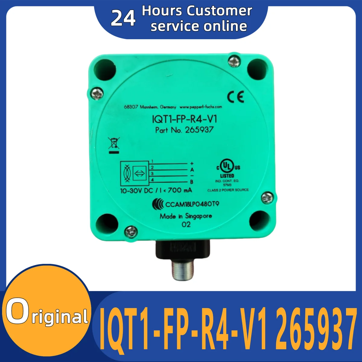 

Совершенно новый оригинальный датчик Φ IQT1-FP-R4-V1 265937