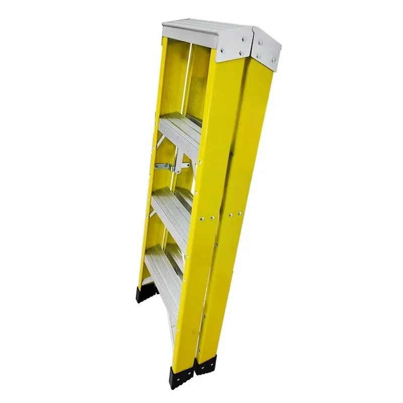 China High Quality EN131 Telescopic Extension Ladder Modern Design Fiberglass FRP High Strength Lightweight