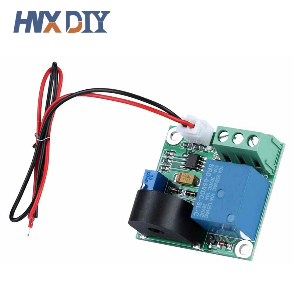 5V 12V 24V Relay Protection Module AC Current Detection Sensor Module 5A Over-Current Overcurrent Protection Switch Output