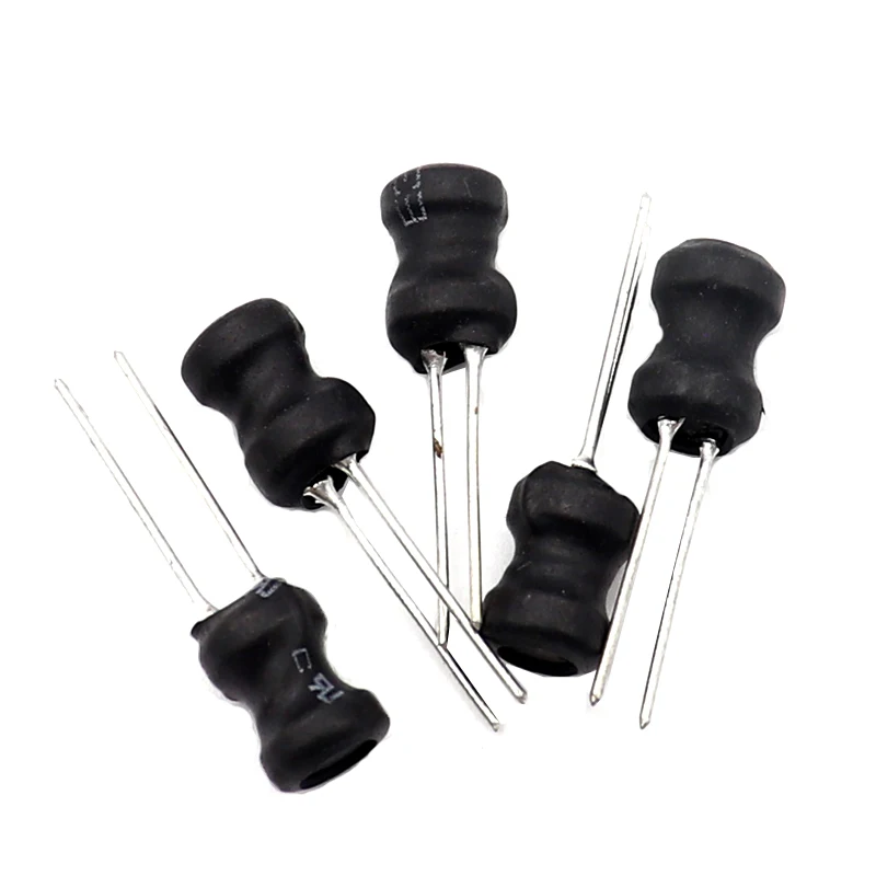 【30-10PCS】 0608 I-shape Power Inductor Inductance Copper Coil 1MH 68uh 100uh 150UH 220 330 470 uH 2.2MH 3.3MH 4.7MH 10MH