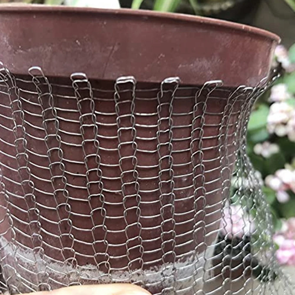 

2Pcs Root Protector Mesh Bag Oxygen Water Supply Sturdy Metal Insect Rat Bite Prevention Gardening Accessories