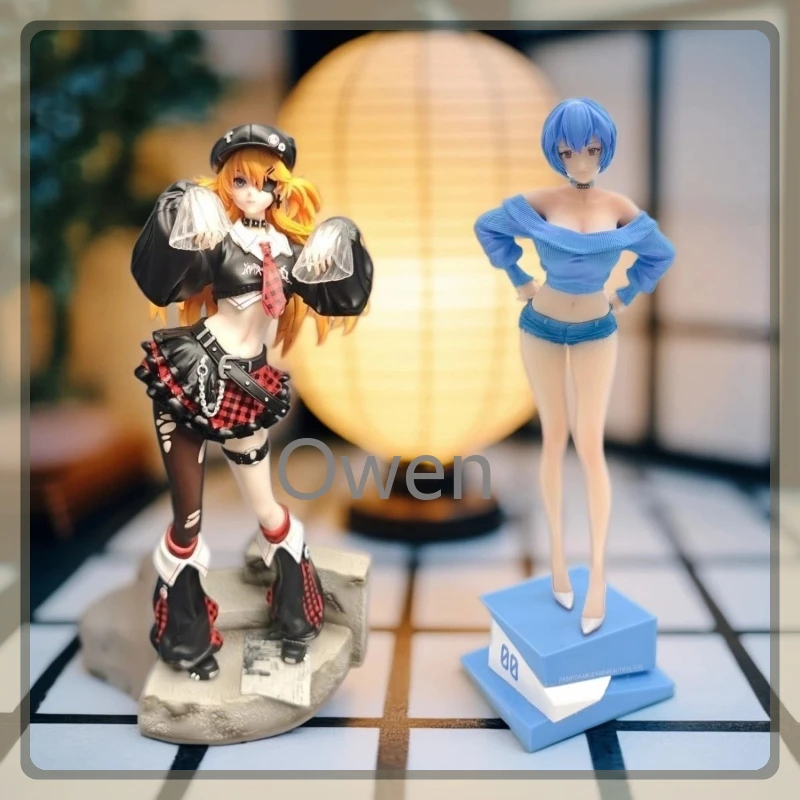 

Anime NEON GENESIS EVANGELION Ayanami Rei Figurine Sexy Asuka Langley Soryu Action Figures PVC Girl Statue Collection Model Toys