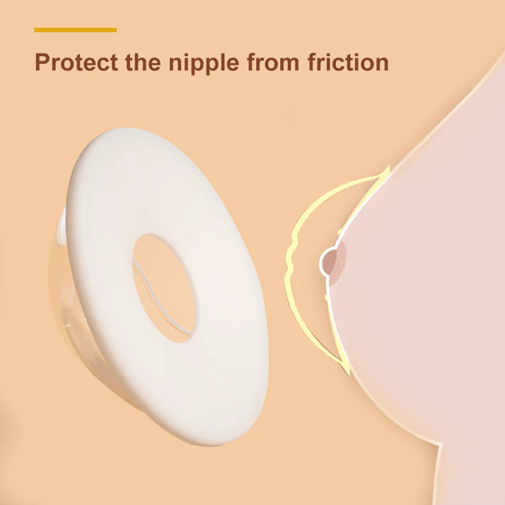 2pcs Wearable Milk Saver for Breastfeeding Manual Breastmilk Collector Silicone Breast Shell Milk Catcher