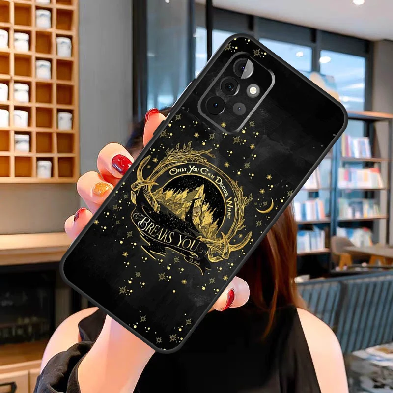 Fury Sarah J Maas A Court of Mist Case For Samsung Galaxy A14 A34 A54 A52 A32 A42 A22 A12 A51 A71 A13 A33 A53 A52S Cover