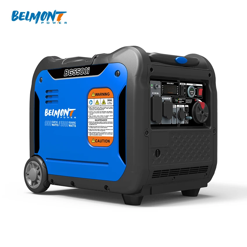 

BG-5500A Wholesale 5.5kw 5kw 50hz 60hz Air Cooled Silent Portable Gasoline Home Generator