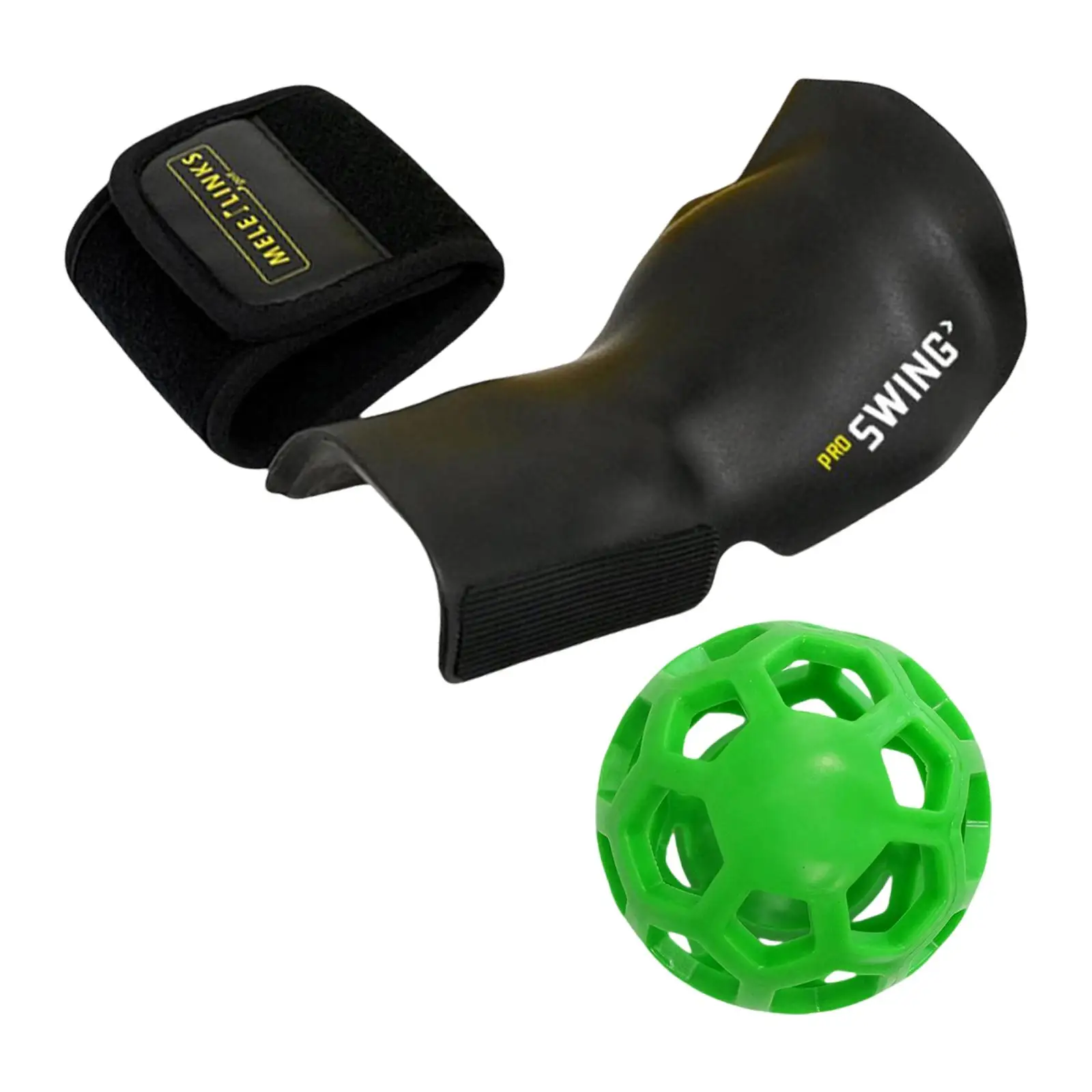 Golf Swing Tool Featuring Adjustable Wrist Brace Supports Beginners Aiming To Master Golf Skills Efficiently