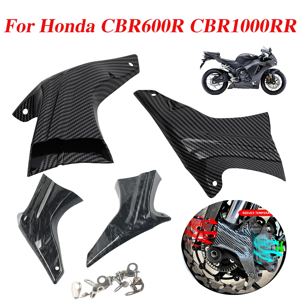 

Front Air Cooling Ducts Brake Caliper Cooling Cover Brake System Cap For Honda CBR600RR CBR1000RR CBR650R VFR1200F VFR1200