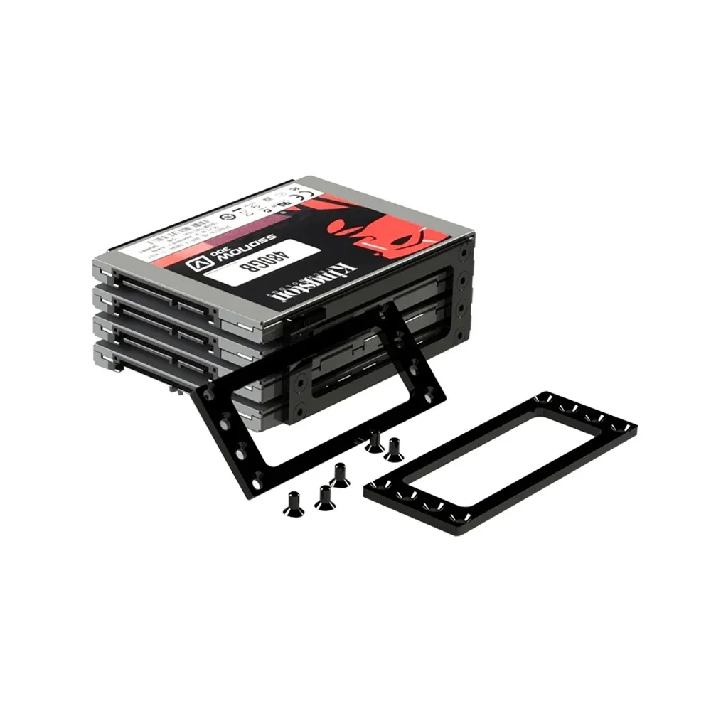 

2,5-дюймовый компьютерный SSD-стойка для жесткого диска, 4 слота, 3 слота, 2 слота, алюминиевый корпус жесткого диска, отсек расширения SSD, внешний черный/серебристый/красный/серый
