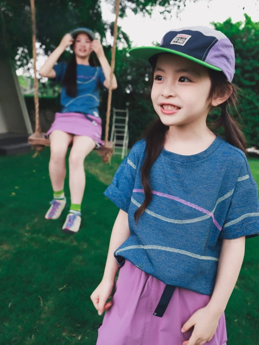 軽量速乾涼感半袖tシャツ-女の子とお母さん向け-夏の新作-facec-アウトドア通気性スタンダードフィット