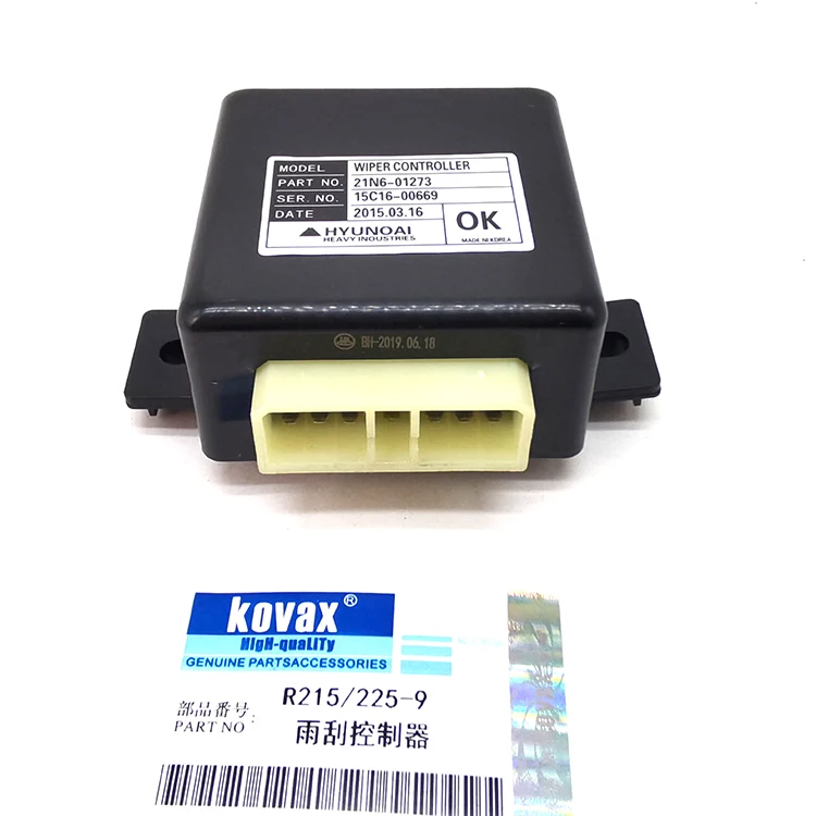 

Kovax Excavator R215-9 225-9 Wiper Controller Relay 21N6-01273 Excavator Parts Accessories
