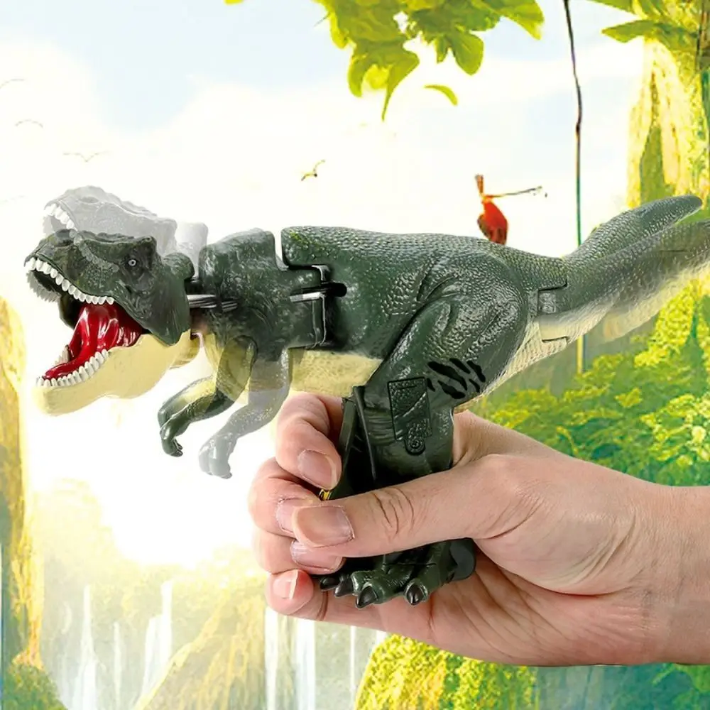 

Jurassic Pressing Dinosaur Toys Swing Head T-Rex Simulation Explorative Dinosaur Multiple Joints Movable Hand-operated