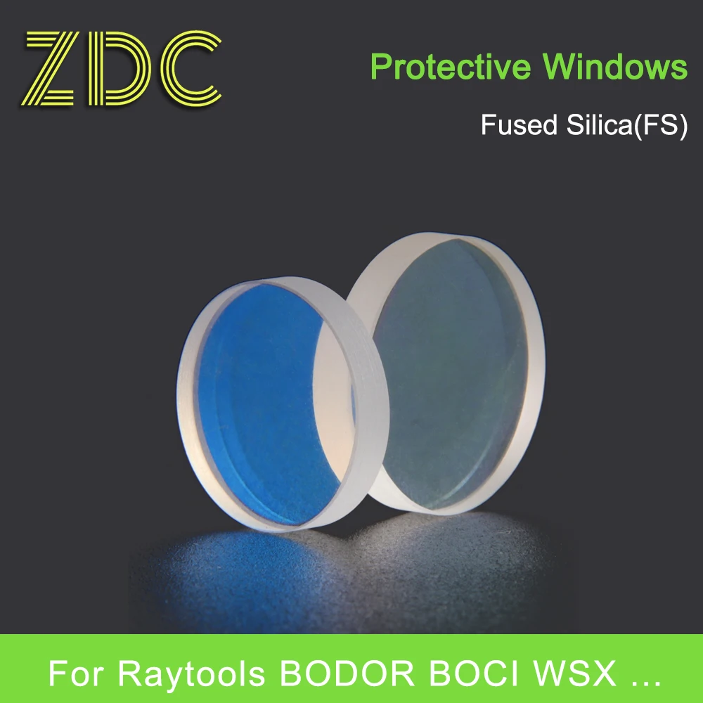 100Pcs/Lot Laser Protective Windows Cover Slides  Lens 27.9x4.1/30x5/37x7 For WSX Precitec Raytools Bodor Ospri BOCI Laser Head