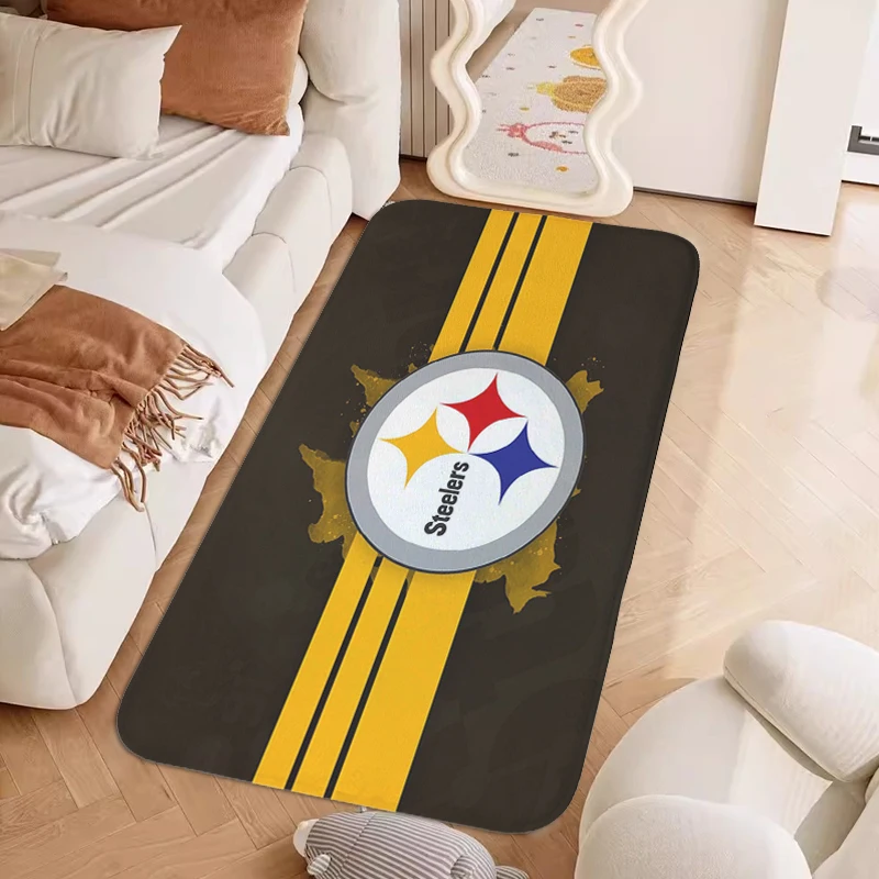 Bedroom Rug Slip-resistant G-Steelers Custom Doormat Entrance Door Bath Hallway Living Room Carpet Anti Slip Kitchen Floor Mat