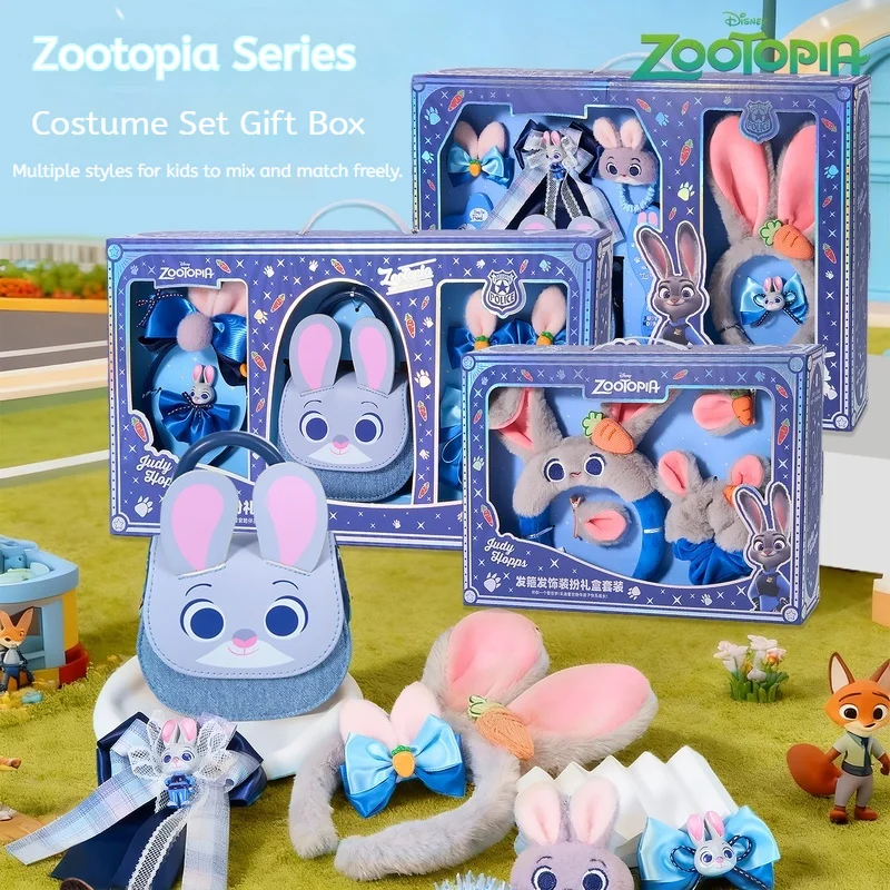 

Disney Zootopia 2 Judy Hair Accessories Gift Box Hairband Hair Clips Hair Ties Set For Girls Cartoon Character Themed Present