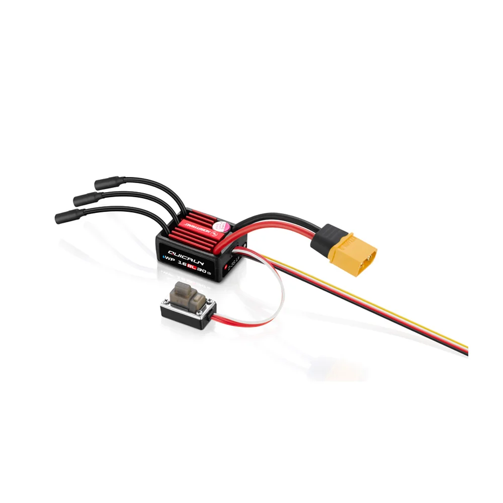 HobbyWing QuicRun WP-16BL30 30A waterproof brushless ESC 2435 G3 motor suitable for 1/16 RC remote-controlled off-road vehicles