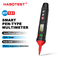 HABOTEST HT121 Digital Pen Type Multimeter Smart Voltage Tester Voltmeter Auto Range Resistance Capacitance True RMS Multi-meter