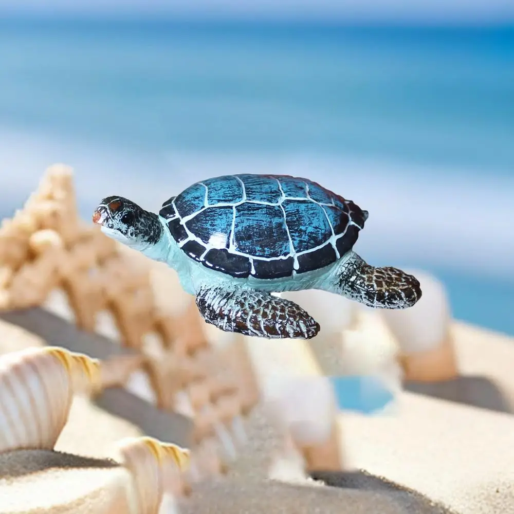 Resin Ornaments Resin Crafts Simulation Turtle Ornaments Unique Cute Sea Turtle Miniatures Cartoon Turtle Pendant Aquarium