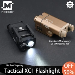 Tactical Wadsn XC1 Flashlight Pistol Light Hunting White LED Spotlight Constant Momentary For Gloc17 18C 19 25 Fit 20MM Rail