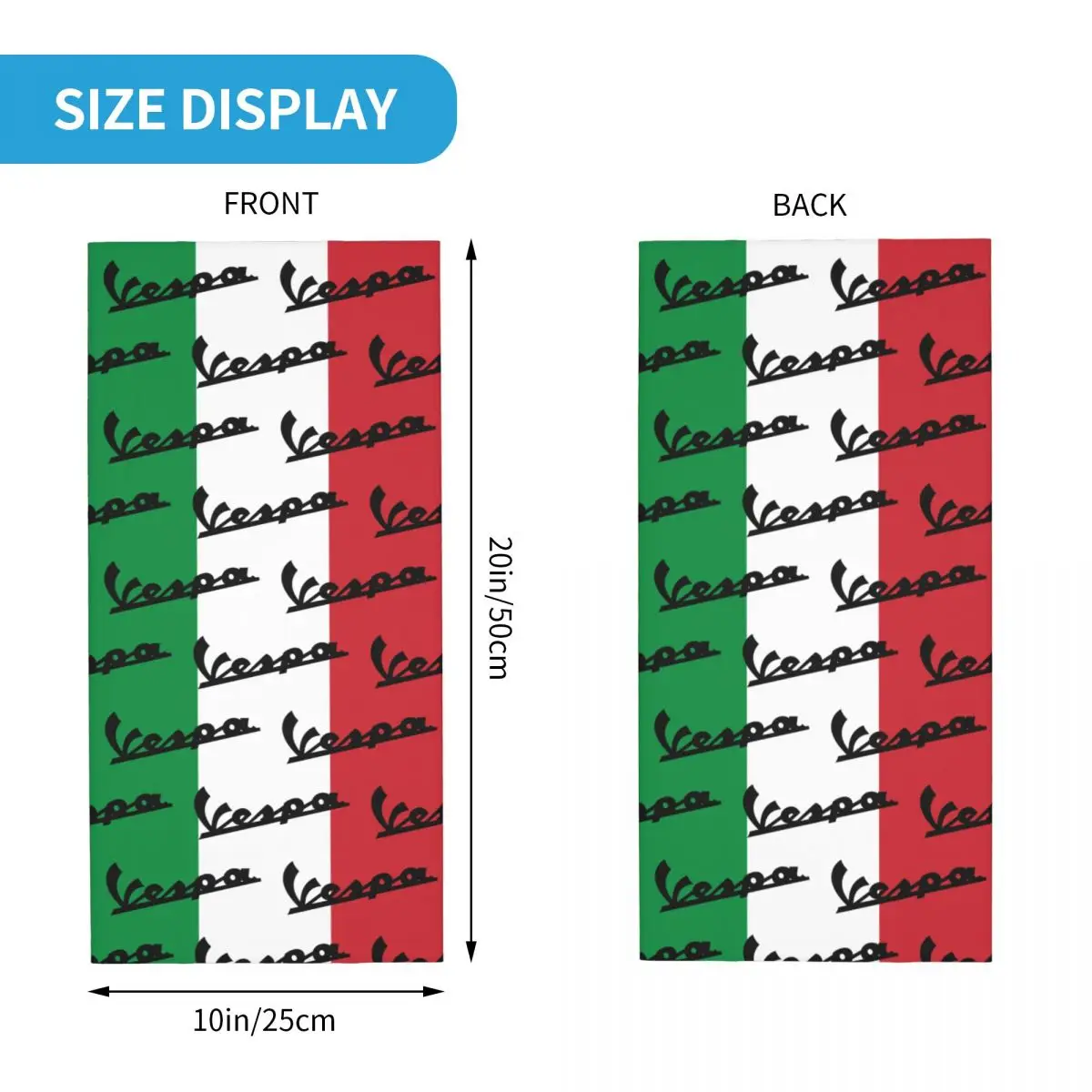 Italia sepeda Vespas Bandana leher Gaiter multifungsi Balaclava untuk kegiatan luar ruangan syal bungkus tahan angin untuk uniseks