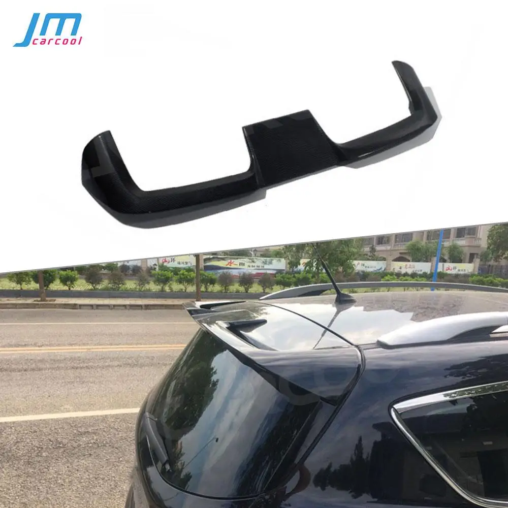 

ABS Carbon Look For Ford Escape Kuga 2013-2019 ST Style Rear Spoiler Roof Wings Rear Boot Trim Cover Body Kits Car Accessories