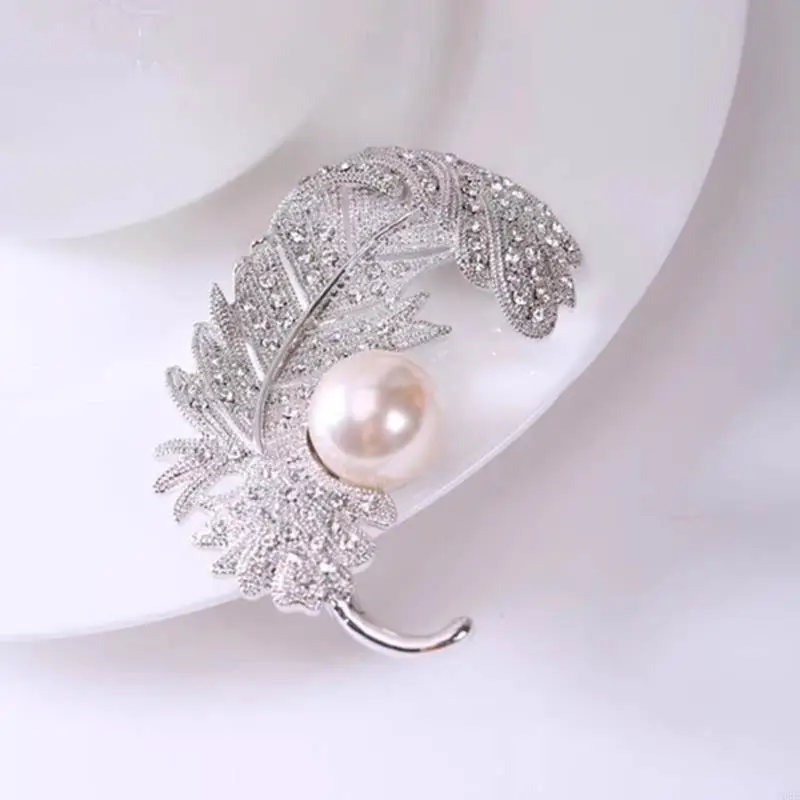 Elegant Brooches With Rhinestones Unique Pin Unisex Pins Y08E