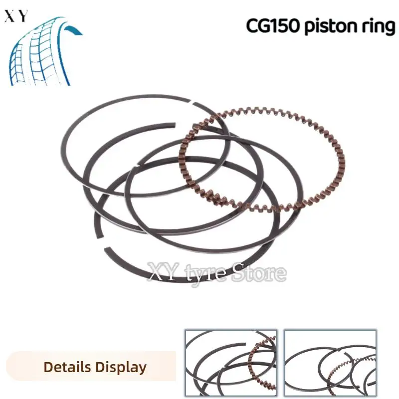 

High Quality CG150 Piston Ring Auto Parts Accessories for Motorcycle Engine Systems Includes Piston Rings and Connecting Rods