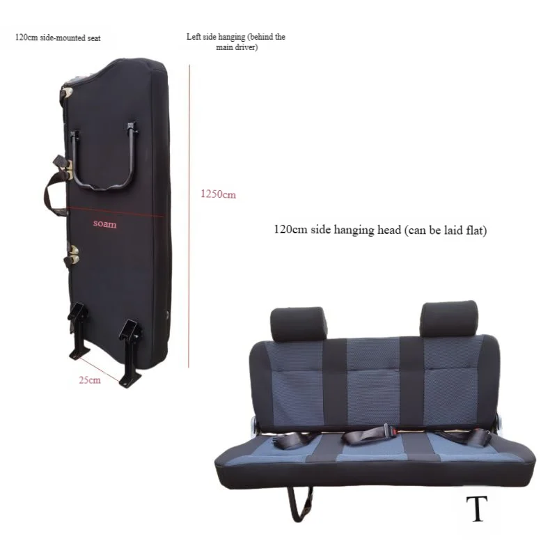 Universal Camper Folding Van Double Folding  with Seat Belt for Sprinters, Mercedes-Benz/Ford Transit