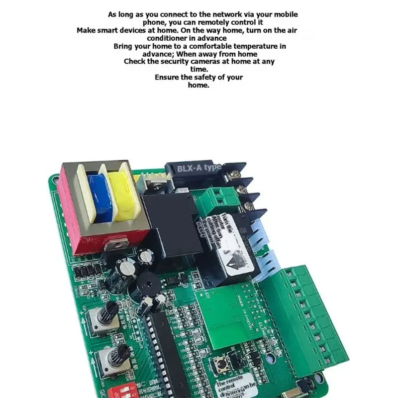 [NEW A09R!】 Circuit Card Motherboard Wifi Sliding Gate Opener Controller Board With 1 433Mhz Remote Control For Automatic Gate