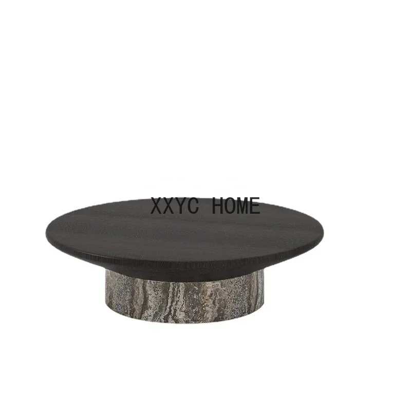 

Natural Marble Tea Table Minimalist Style Modern Minimalist Living Room Home Tea Table Combination