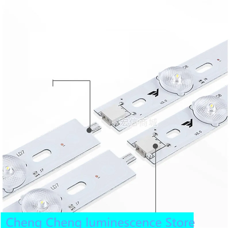 FOR  Haier sharp Samsung 32inch-75inch Maintenance of LCD TV LED lamp bead 3v6v backlight universal light bar 3030 2835