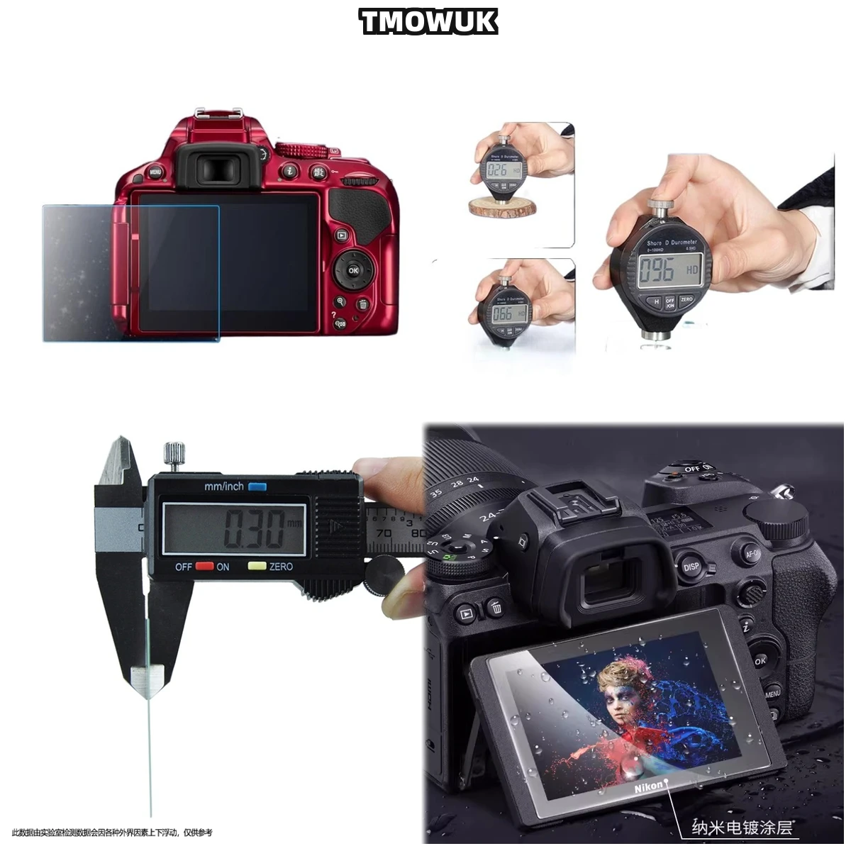 

For Nikon D3500 3300 3400 3600 3100 3200 K50 9H Hardness HD Tempered Glass Screen Protector Film
