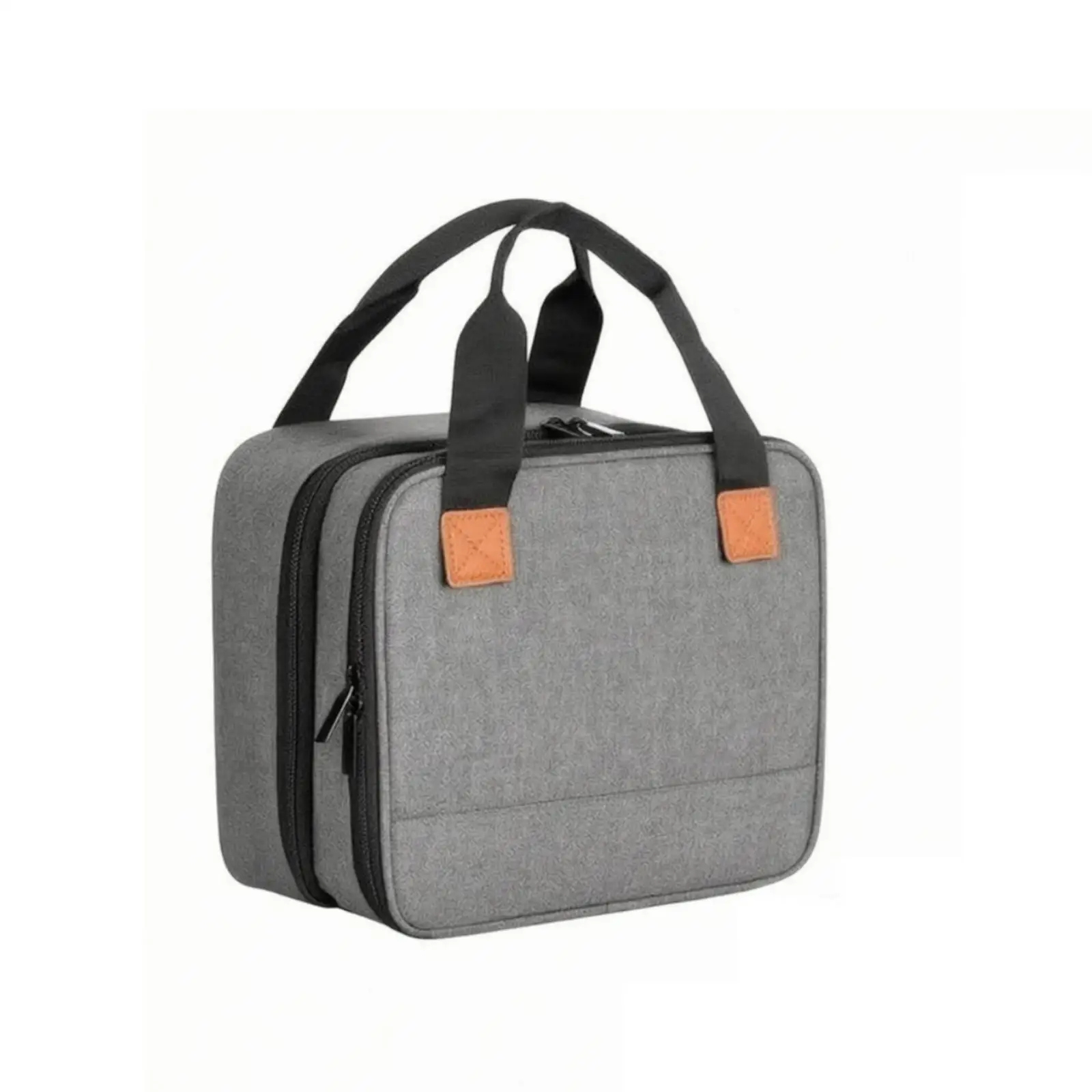 Gray Portable Photo Printer Bag for Canon CP1300 CP1500 CP1200 Heavy Duty Oxford Cloth Case with Zippered Mini Compartment