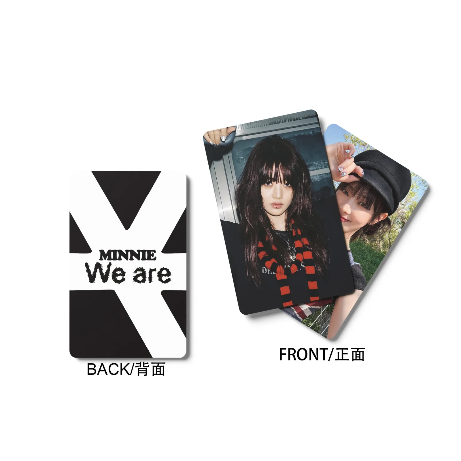 127 I-DLE MINNIE 미니카드, 스티커, WE ARE 포토카드, GIDLE 앨범카드, LOMO 카드