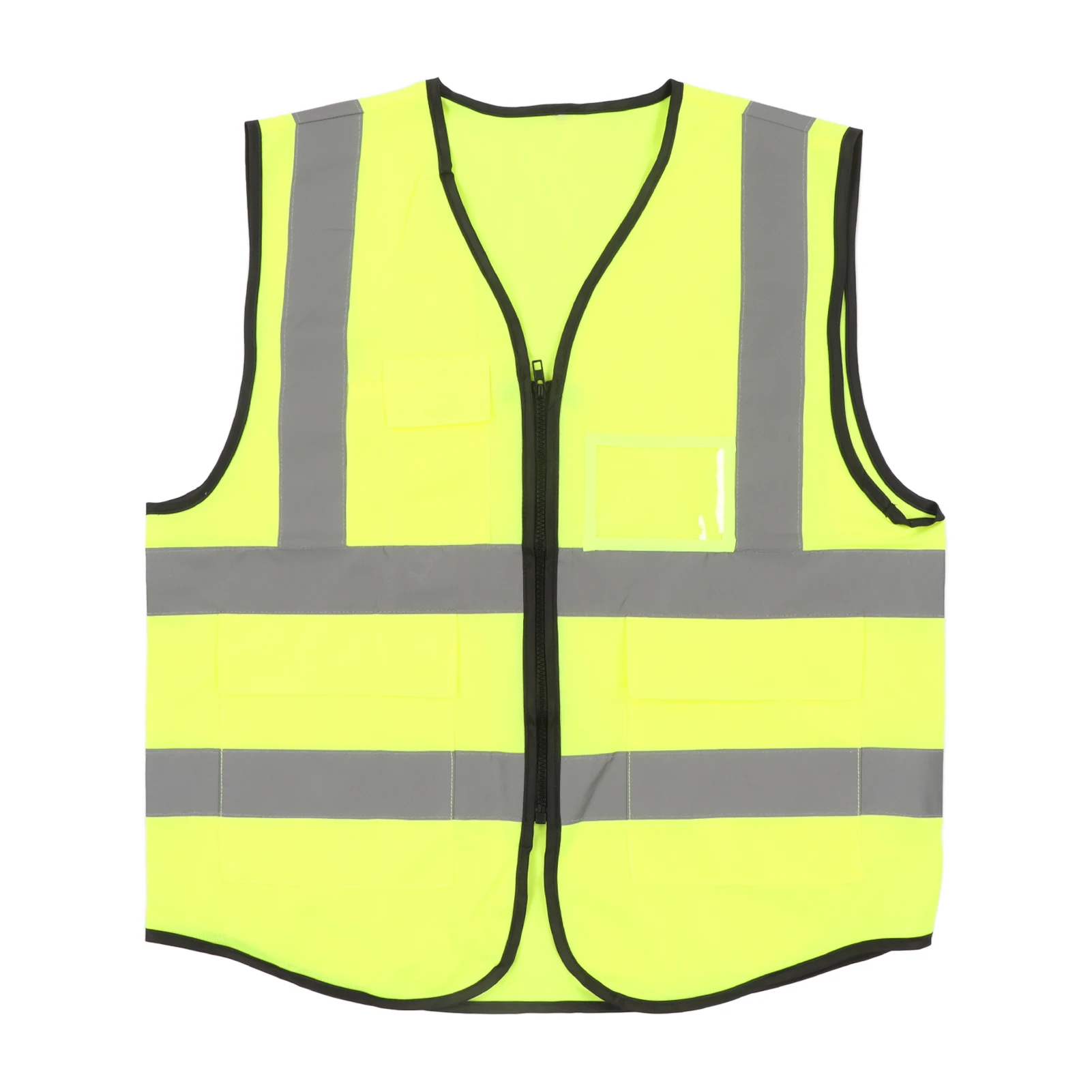 zk30 Reflective Safety Vest High Visibility Polyester Workwear with Pocket for Worker Engineer 2XL