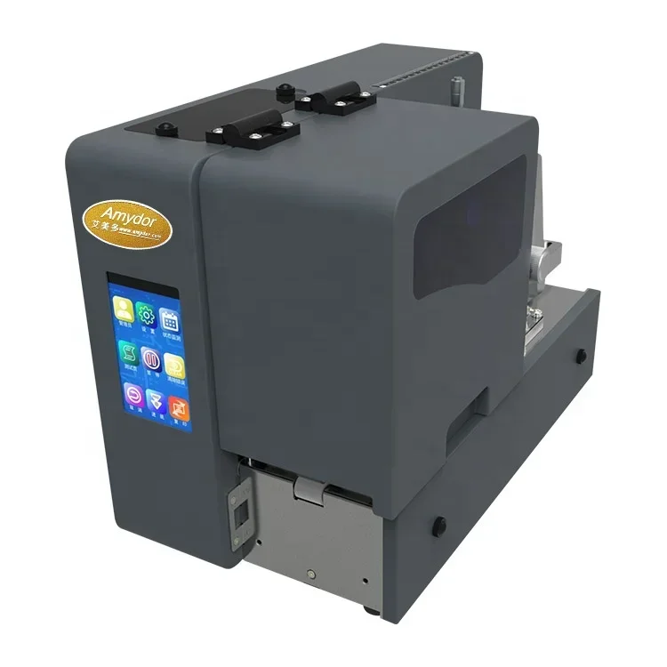 AMD41F Digital Business Cards Hot Stamping Machine Business Card Printer for Garment Tags Printing