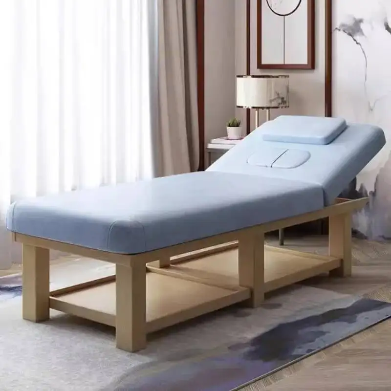 

Massage Tattoo Lash Bed Wooden Beauty Bathroom Adjust Knead Massage Table Speciality Lettino Estetista Salon Furniture WKMTB