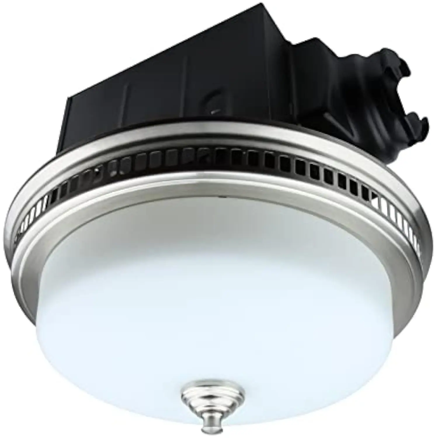 

Bathroom Exhaust Fan with Light, Ultra Quiet 110 CFM 1.5 Sones Ventilation Exhaust Bathroom Fan Light Combo and Nightlight, 3
