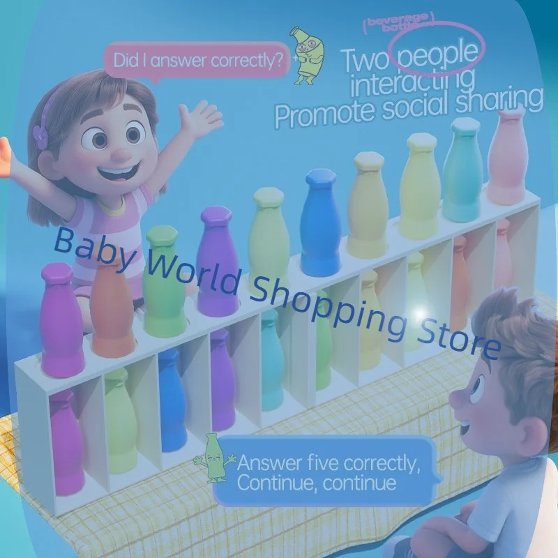 ألعاب مطابقة الألوان للتدريب على الذاكرة في مرحلة الطفولة المبكرة، لعبة ألغاز تفاعلية، هدايا ألعاب حفلات الهالوين لعيد الميلاد #2